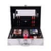 2K Cosmetics All About Beauty Train Case darilni set popolna makeup paletka za ženske