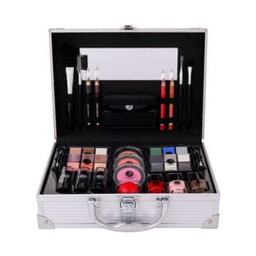 2K Cosmetics All About Beauty Train Case darilni set popolna makeup paletka za ženske