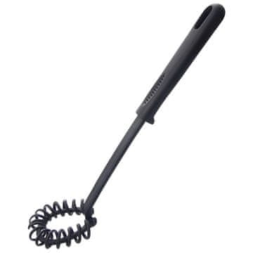 Northix Spiralna metlica črna BLACKLINE 28 cm