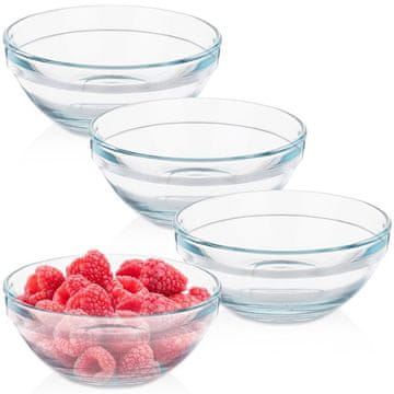 Northix Steklene sklede 12 cm, 275 ml 4 kos.