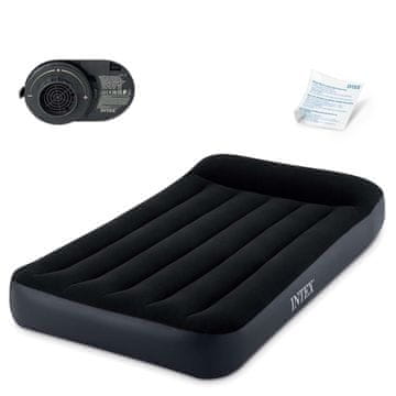 Northix Napihljiva vzmetnica 191x99x25 cm z vgrajeno električno tlačilko INTEX 64146ND