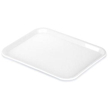 Northix Plastičen servirni pladenj bel 45,5x35,5 cm