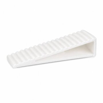 Walteco Klin za vrata, 15,5 x 50 x 19 mm, plastika, bela