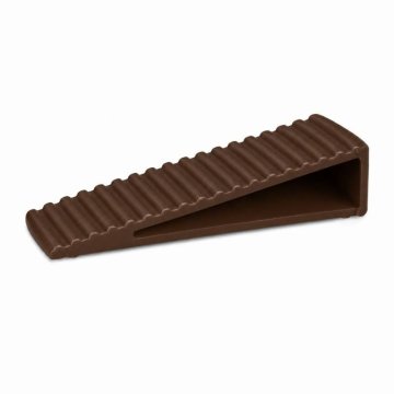 Walteco Klin za vrata, 15,5 x 50 x 19 mm, plastika, rjava