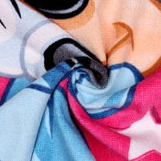 Disney DISNEY Miška Minnie Roza, HITRO SUŠEČA plažna brisača, kopalna brisača, 100% BOMBAŽ 70x140 cm OEKO-TEX