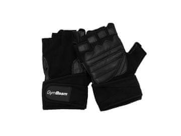 GymBeam Fitnes rokavice Pro WristWrap Black s trakom za zapestje