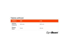 GymBeam Fitnes rokavice Heavy Grip Black z odprto dlanjo