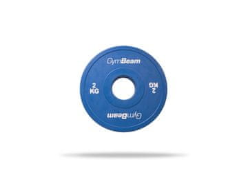GymBeam Lahka utežna plošča Rubber z odprtino 51 mm
