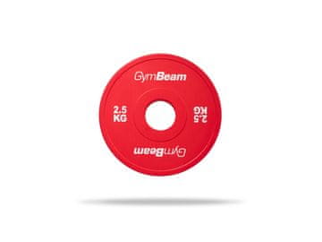 GymBeam Lahka utežna plošča Rubber z odprtino 51 mm