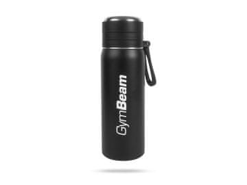 GymBeam Vakuumska termovka Steel Black 500 ml