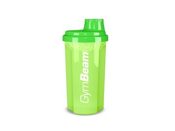 GymBeam Shaker zeleni 700 ml s sitom in merilno lestvico