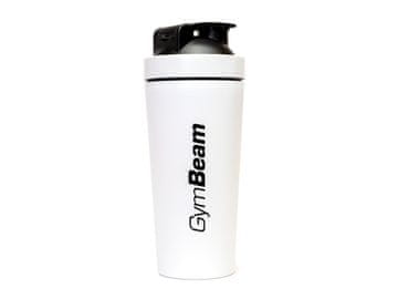 GymBeam Shaker Steel White 750 ml