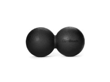GymBeam Masažni pripomoček DuoRoll Black iz dveh kroglic