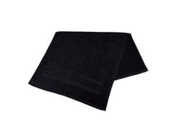 GymBeam Fitnes brisača Black iz 100% bombaža, 50x90 cm
