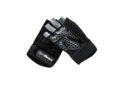 GymBeam Fitnes rokavice Grip black z nedrsečo dlanjo