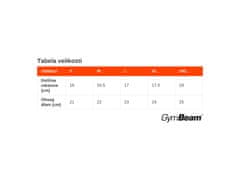 GymBeam Fitnes rokavice Grip black z nedrsečo dlanjo