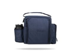 GymBeam Torba za hrano FIT Prep Navy Blue s 3 posodami