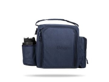 GymBeam Torba za hrano FIT Prep Navy Blue s 3 posodami