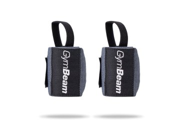 GymBeam Povoji za zapestja FIRM Dark Grey za trening moči