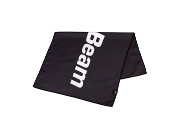 GymBeam Hitrosušeča športna brisača Black Mini 66 cm x 40 cm