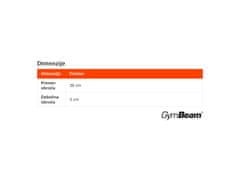GymBeam Obroč za pilates Black s premerom 38 cm