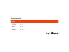 GymBeam Toaletna torbica Black z dvema žepoma