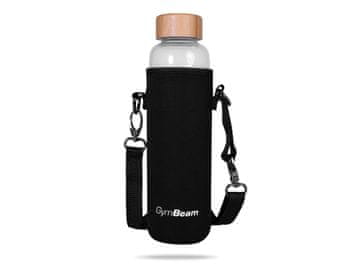 GymBeam Steklenica Bamboo iz borosilikatnega stekla 600 ml