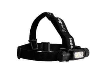 GymBeam Naglavna svetilka Xplorer Duolight s 7 načini