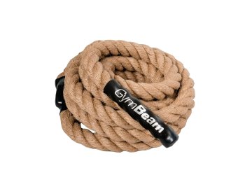 GymBeam Plezalna vadbena vrv s kovinskim ušescem