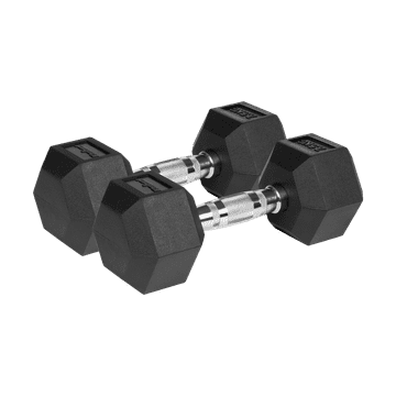 Rebel Gumirane šesterokotne uteži iz litega železa HEX 2x 7,5 kg ACTIVE