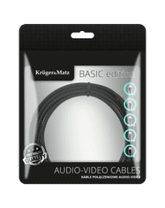 Krüger&Matz RCA kabel Kruger&Matz Basic 10 m