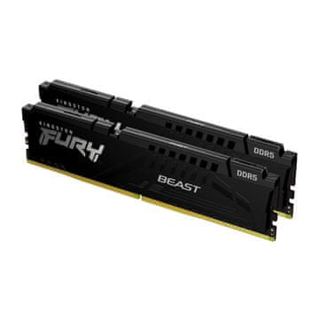 KINGSTON DDR5 32GB 5200MHz CL40 KITx2 FURY Bt črne barve