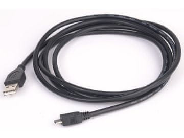 Gembird Gembird LUNA mikro USB 2.0 kabel AM-MBM5P 1.8M, črn
