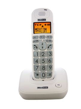 MaxCom Maxcom MC6800 brezžični DECT telefon, bela