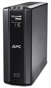 APC APC Back-UPS Pro BR1200G-FR UPS 1200 VA / 720 W, 230V, LCD, zelen