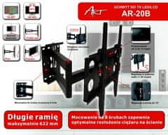 ART ART AR-20B stenski nosilec za TV 32-65 palcev, 45kg