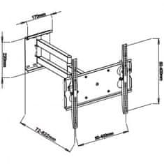 ART ART AR-20B stenski nosilec za TV 32-65 palcev, 45kg