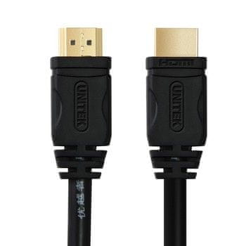 Unitek UNITEK Y-C138M HDMI kabel 2m v2.0, zlati kontakti, črn