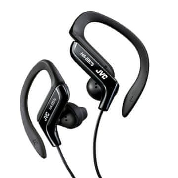 JVC JVC HA-EB75 športne slušalke s ušesnimi zaponkami, črne