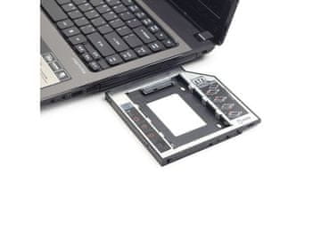 Gembird Gembird MB525-25S adapter za montažo 2,5'' diska v 5,25'' ležišče, črn