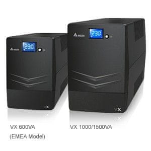 slomart DELTA ELECTRONICS VX1000 UPS neprekinjeno napajanje 1000VA/600W, USB