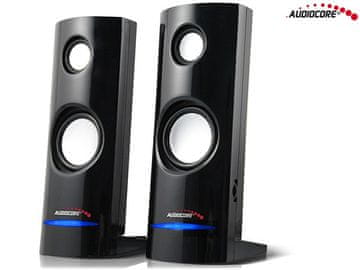 AUDIOCORE Audiocore AC860 računalniški zvočniki 8W, USB, črni