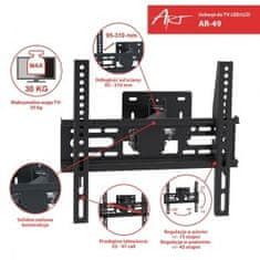 ART ART AR-49 nosilec za LCD/LED TV 22-47", 30kg, nastavljiv