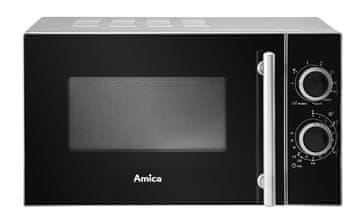Amica Amica AMGF20M1GS mikrovalovna pečica s funkcijo žara, 20L, 700W