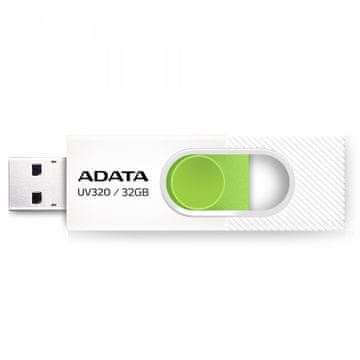 A-Data ADATA UV320 USB ključek 32GB USB 3.2, drsni konektor, zeleno-bel
