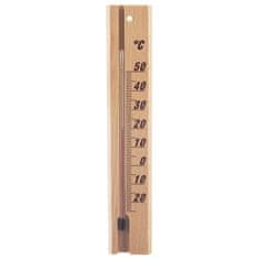 0.00023 Klasični leseni termometer za notranjo in zunanjo temperaturo