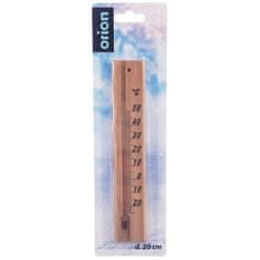 0.00023 Klasični leseni termometer za notranjo in zunanjo temperaturo
