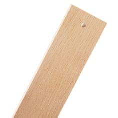 0.00023 Klasični leseni termometer za notranjo in zunanjo temperaturo