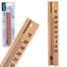 0.00023 Klasični leseni termometer za notranjo in zunanjo temperaturo