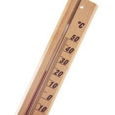 0.00023 Klasični leseni termometer za notranjo in zunanjo temperaturo